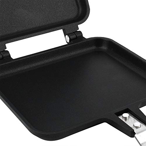  Frying Pan - Delaman Dual-sided Non-stick Sandwich Pan Waffle Maker For Cake Toast Sandwich