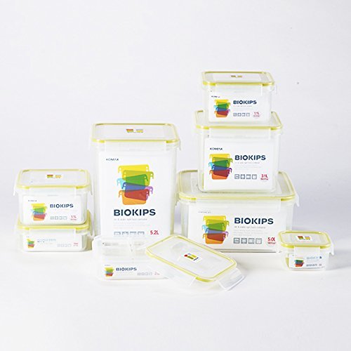  Biokips Sandwich Containers (Set Of 3) – Airtight Food Storage Containers – BPA-Free Lunch Containers For Adults & Kids W/ Locking Lids – Microwave & Dishwasher Safe Sandwich Box Container Set