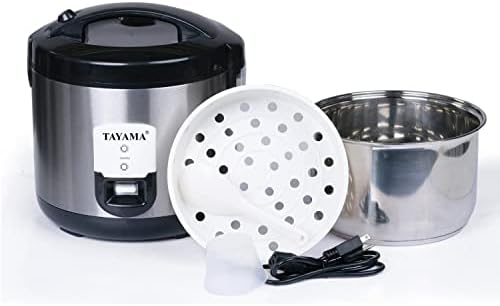  Ayama 20-Cup Stainless Steel Automatic Rice Cooker & Food Steamer