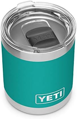 Yeti Rambler 10 Oz Lowball, Vacuum Insulated, Stainless Steel With MagSlider Lid, Black