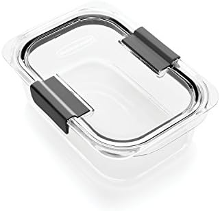 Rubbermaid Brilliance Food Storage Container, Large, 9.6 Cup, Clear 2024351