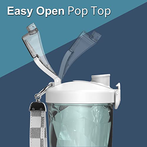  Portable Blender,Personal Blender For Shakes And Smoothies,Rechargeable Mini Mixer, 20 Oz With Travel Lid For Home/Kitchen/Gym