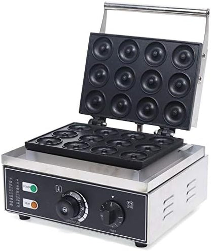  Electric Waffle Maker Machine 2000W, 4 Slice Nonstick Waffle Maker, Commercial Stainless Steel Square Waffle Maker, Temperature And Time Control, For Restaurant Bakeries Snack Bar Home, 50~300℃