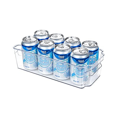  DERCLIVE 8pcs Fridge Izer Bins Clear Kitchen Storage Containers For Fridge Cabinet Drawer2 Can Izer For Refrigerator Refrigerator Izers And Storage Fridge Storage Containers Refrigerator Izer Bin
