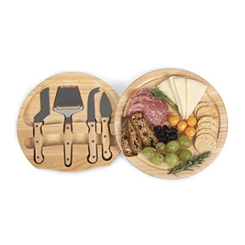  FL Circo Cheese Board And Knife Set - Charcuterie Board Set - Wood Cutting Board