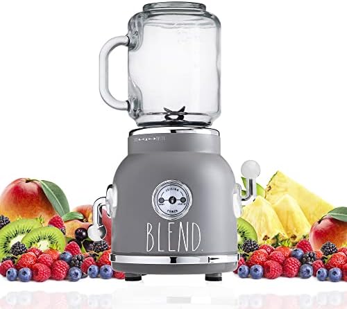  Smoothie Blender- One Touch Blender With 20 Oz Mason Jar Container Includes Reusable Straw And Lid, Shake And Smoothie Maker, Juice Blender With 6 Blades
