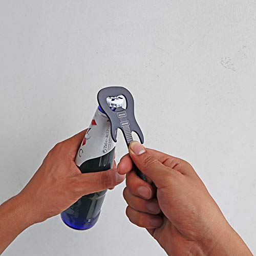  Stainless Steel Guitar Shaped Bottle Opener (2 Pack)