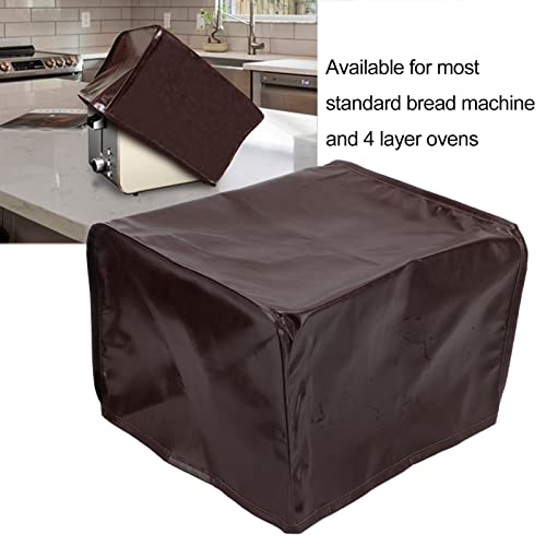  Bread Maker Machine Cover, Effective Long Life Span Waterproof Toaster Protector Exquisite For Kitchen Appliance(Brown)