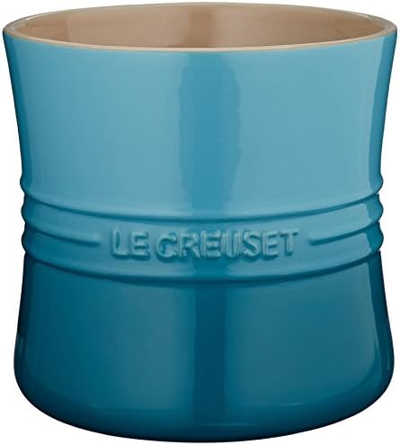  Le Creuset Stoneware Utensil Crock, 1 Qt., White