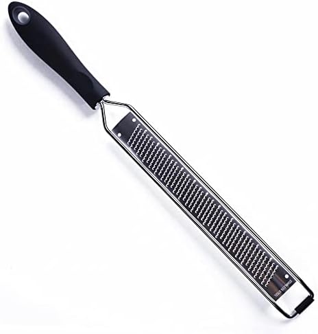  Lemon Zester Cheese Grater Longer Razor Sharp Stainless Steel Blade With Protective Cover Great For Lemon Parmesan Cheese Chocolate Nutmeg Garlic Ginger(Blue)