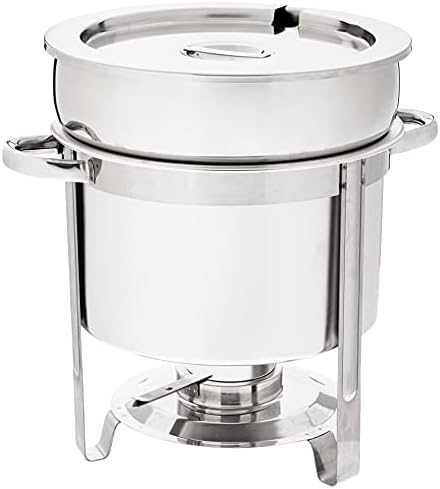  Winco 211 Stainless Steel Soup Warmer, 11-Quart, Set Of 3