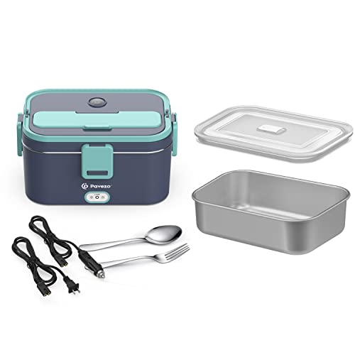  Electric Lunch Box + Extra SS Tray*1 (with Airtight Lid)