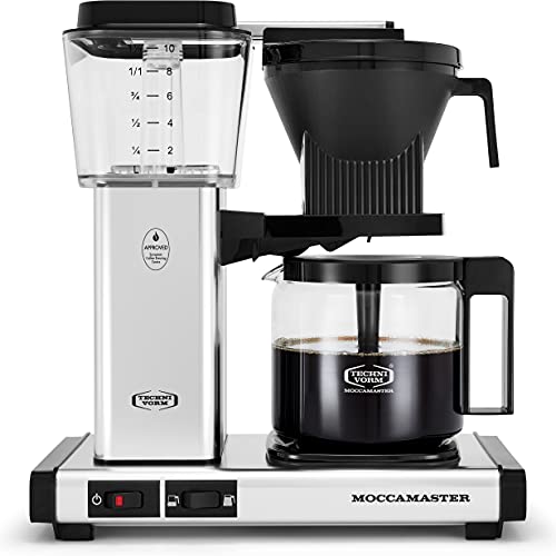  53941 KBGV Select 10-Cup Coffee Maker, Polished Silver, 40 Ounce, 1.25l