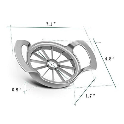  Heavy Duty Apple Slicer,Thickened Apple Cutter Upgraded Version 12-Blade Extra Large Apple Corer And Slicer,Sharp Stainless Steel Blade Suitable For Cutting Apples Up To 4 Inches