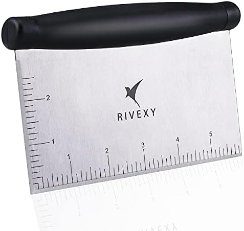  Griddle Scraper Stainless Steel – Grill Scraper For Griddle, Griddle Scraper Tool, Flat Top Grill Scraper, Dough Scraper Use For Chopping, Dicing, Cutting, Mixing Food And Cleaning