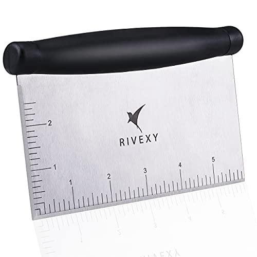  Griddle Scraper Stainless Steel – Grill Scraper For Griddle, Griddle Scraper Tool, Flat Top Grill Scraper, Dough Scraper Use For Chopping, Dicing, Cutting, Mixing Food And Cleaning
