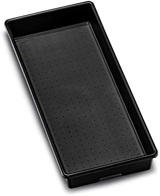  Madesmart 15" X 6" Plastic Multipurpose Storage Organizer Bin For Drawers, Low-Profile Storage Bin Home Organizer, Carbon