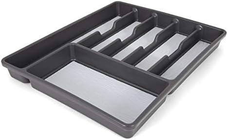  Basics 6 Compartment Drawer Organizer, Star Blue