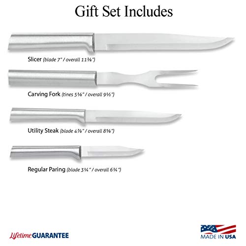  Ada Cutlery Prepare Then Carve Carving Knife Gift Set – Stainless Steel Blades With Aluminum Handles