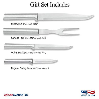  Ada Cutlery Prepare Then Carve Carving Knife Gift Set – Stainless Steel Blades With Aluminum Handles