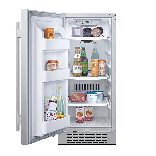  3.3 Cu Ft Built-In 15" Refrigerator - Left Hinge