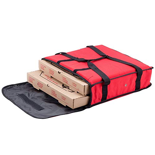  Nylon Insulated Pizza Delivery Bag - Food Delivery Bag Size 18" X 18" X 5"