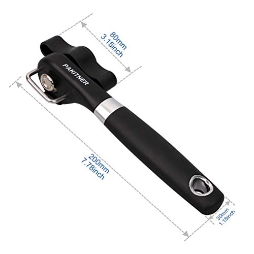  - Safe Cut Can Opener, Smooth Edge Can Opener - Can Opener Handheld, Manual Can Opener, Ergonomic Smooth Edge, Food Grade Stainless Steel Cutting Can Opener For Kitchen & Restaurant
