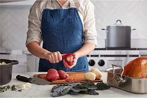 Victorinox Swiss Classic 3-Piece Paring Knife With Peeler Set In Red