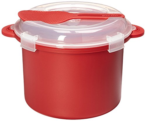  Cook 11 Cup Microwave Rice Cooker, White