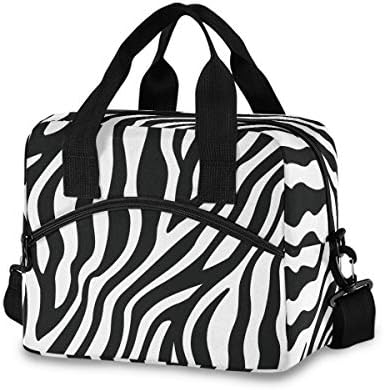  Insulated Cooler Lunch Bag African American Woman Lunch Box For Office Work Picnic Hiking Beach Organizer With Adjustable Shoulder Strap