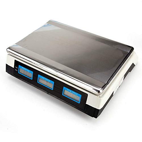 88LB/40KG Food Deli Scale Food Meat Price Computing Digital Display Weight Scale ACS Electronic Counter Supermarket Retail Outlet Store