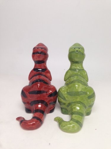 Salt & Pepper Shakers - Dinosaur Magnetic Salt And Pepper Shakers