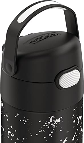 Thermos FUNTAINER 12 Ounce Stainless Steel Vacuum Insulated Kids Straw Bottle, Space
