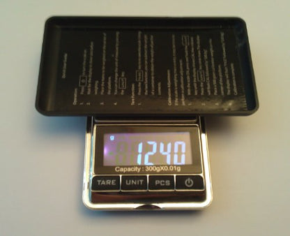  300g X 0.01g Digital Pocket Scales Gram Cooking Food Portable Pocket Scale Small Digital With LCD Screen For Kitchen, Jewelry, Coin, Silver And More