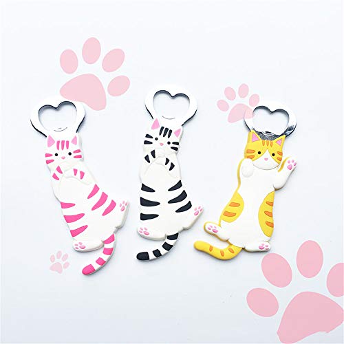  Animal Cat Shape Bottle Opener,Beer Bottle Openers,Creative Kitchen Supplies Gift Bottle Opener.