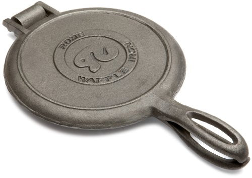  Old Fashioned Waffle Cast Iron, Black