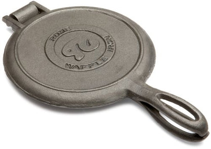  Old Fashioned Waffle Cast Iron, Black