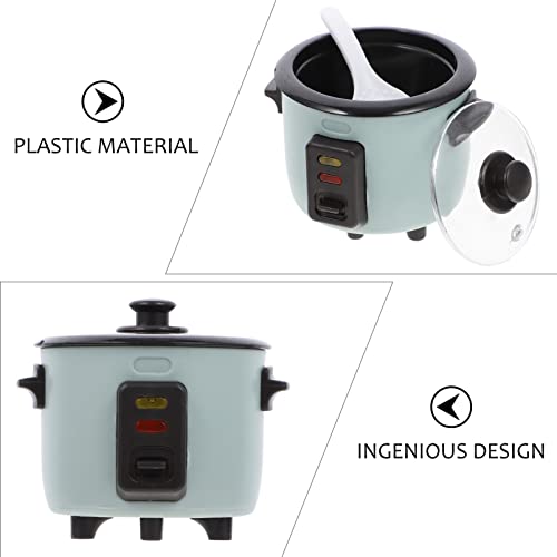  Kisangel Mini Brands Play Food Miniature Rice Cooker Rice Cooker Simulation Rice Cooker Mini Rice Cooker Model Appliance Kitchen Mini Brands Play Food