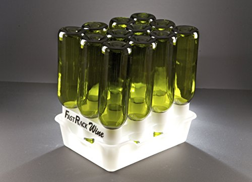  AstFerment Racks & 1 Drip Beer Bottle Cleaning, Drying And Sanitizing, FastRack12 One Rack & One Tray, White