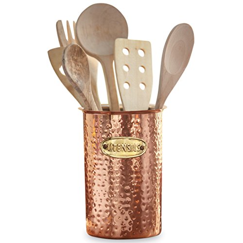  Copper Kitchen Utensil Caddy