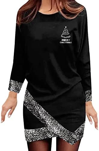  Sweatshirts For Women Loose Fit Fall Plus Size Sweatshirts Long Sleeve Crew Neck Christmas Print Pullover Top Fall