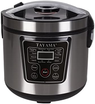  Ayama 20-Cup Stainless Steel Automatic Rice Cooker & Food Steamer