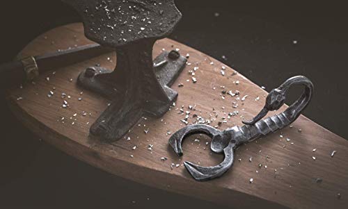  Scorpion Hand Forged Iron Beer Bottle Opener - Handmade By Evvy Functional Art