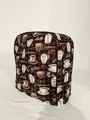  Cotton Cover Compatible With Keurig Coffee Brewing System (Little K, Blue Floral)