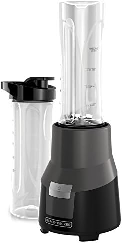 Black & Decker FusionBlade Personal Blender With Two 20oz Personal Blending Jars, Gray, PB1002G