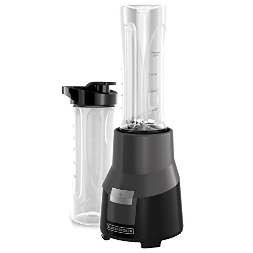Black & Decker FusionBlade Personal Blender With Two 20oz Personal Blending Jars, Gray, PB1002G