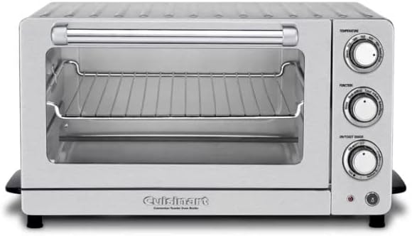 Cuisinart TOB-60NFR Toaster Oven Broiler With Convection , Silver(Renewed)