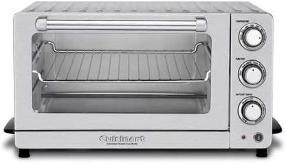 Cuisinart TOB-60NFR Toaster Oven Broiler With Convection , Silver(Renewed)