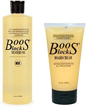  John Boos Block Cutting Board Care And Maintenance Set & Block BWCB Butcher Block Board Cream, 5 Ounce