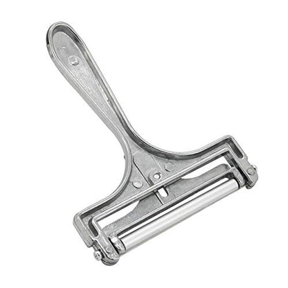  1PCS Stainless Steel Cheese Slicer With Wire And Rollers Adjustable Thickness Cheese Cutter Kitchen Cooking Tool For Soft, Semi-Hard, Hard Cheeses